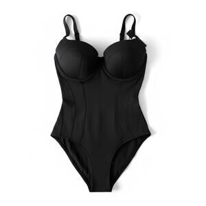 TA3 Lushy Swimsuit L H/I Black Sculpting NWT